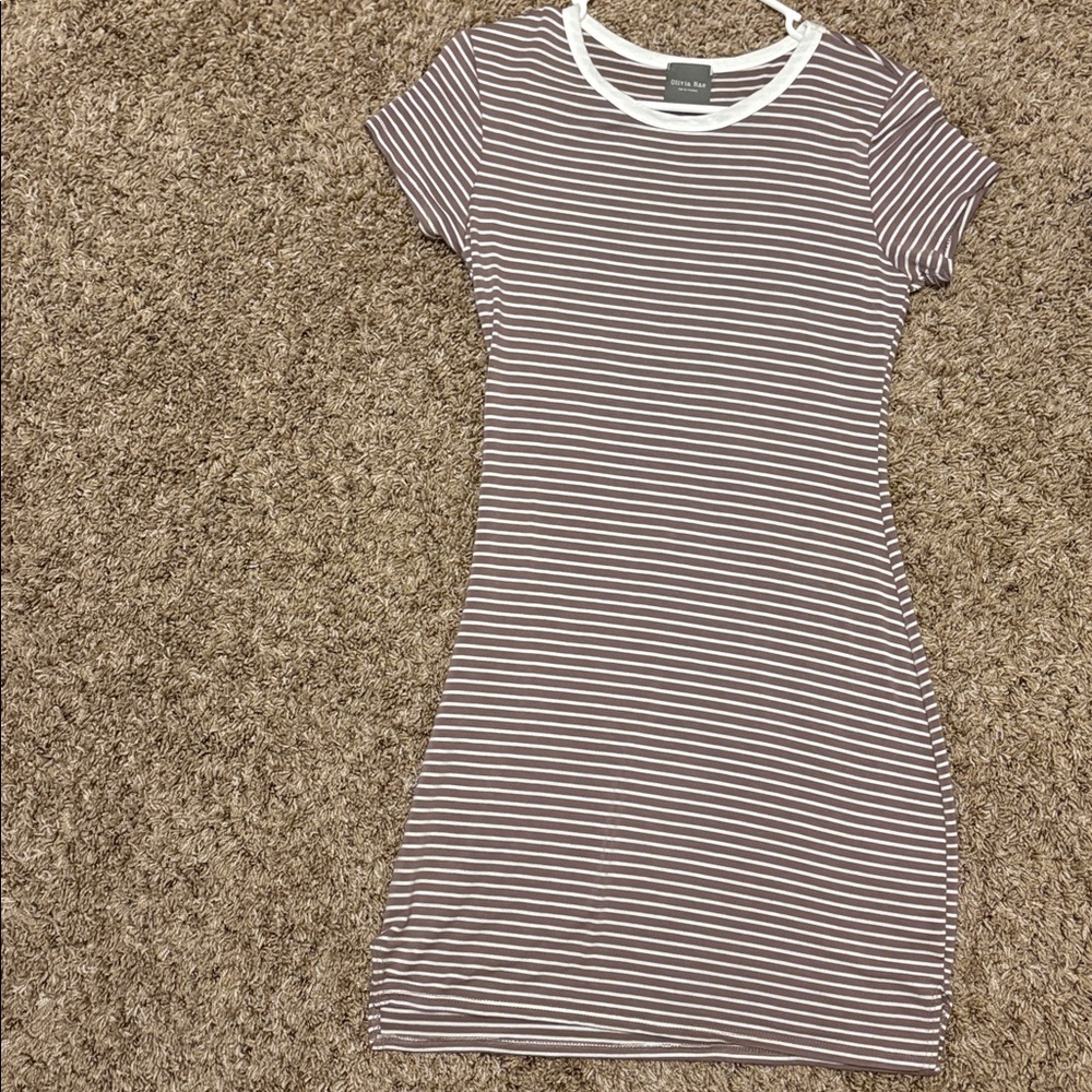 Stripe Tshirt dress